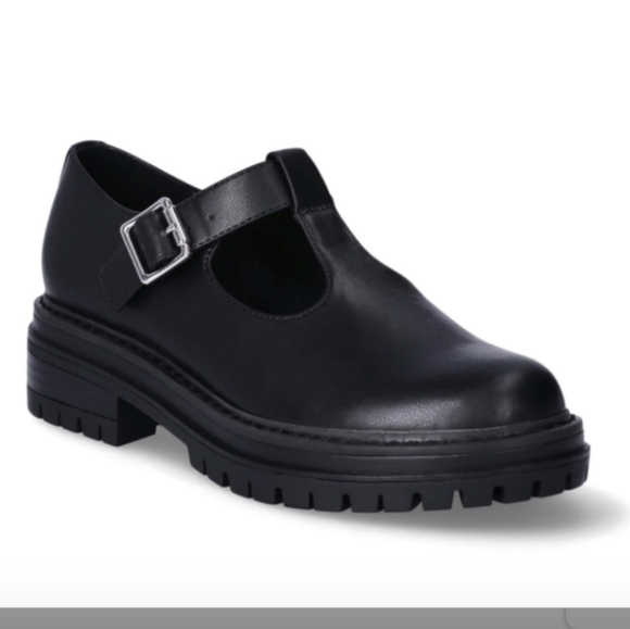 No Boundaries T-Strap Black Mary Jane Shoes Woman's Size 9.5 - Picture 2 of 8